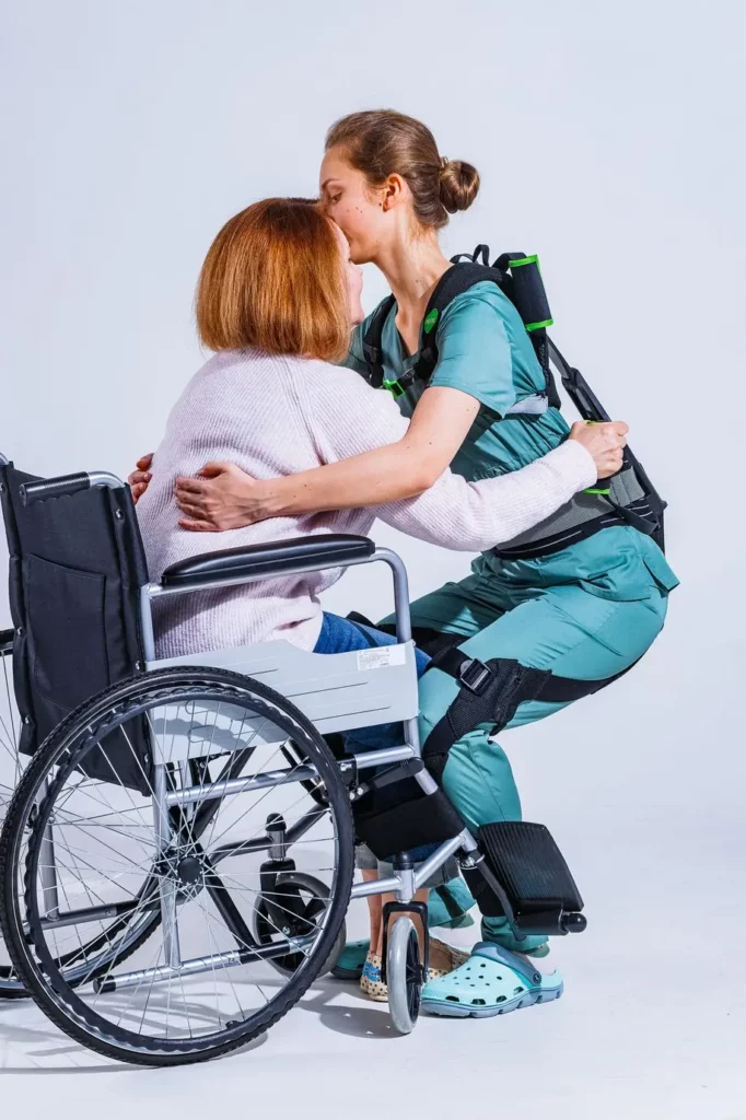 exosquelette soignant transfert de patient